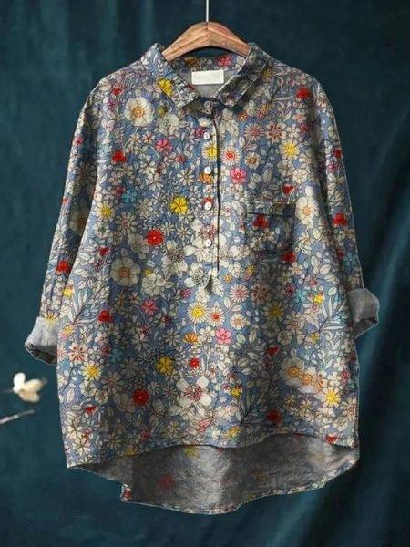 Monette| Woman’s Floral Blouse Design