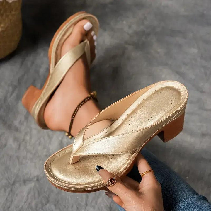 Marilyn| Woman’s Orthopedic Slippers with Wedge Heel Casual Wear
