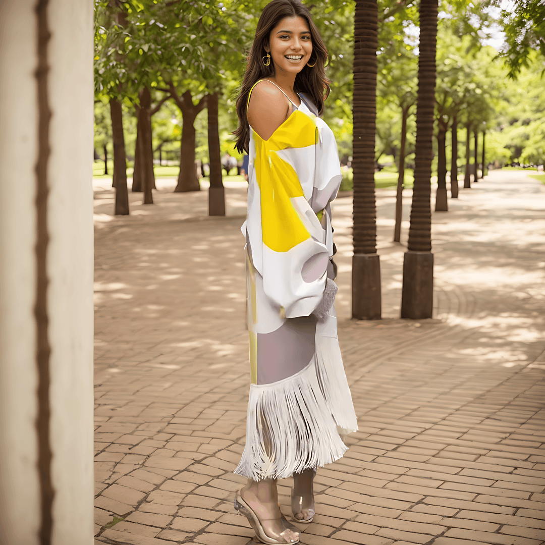 Maisie | Women's One-Shoulder Wrap Midi Dress