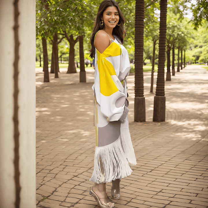 Maisie | Women's One-Shoulder Wrap Midi Dress