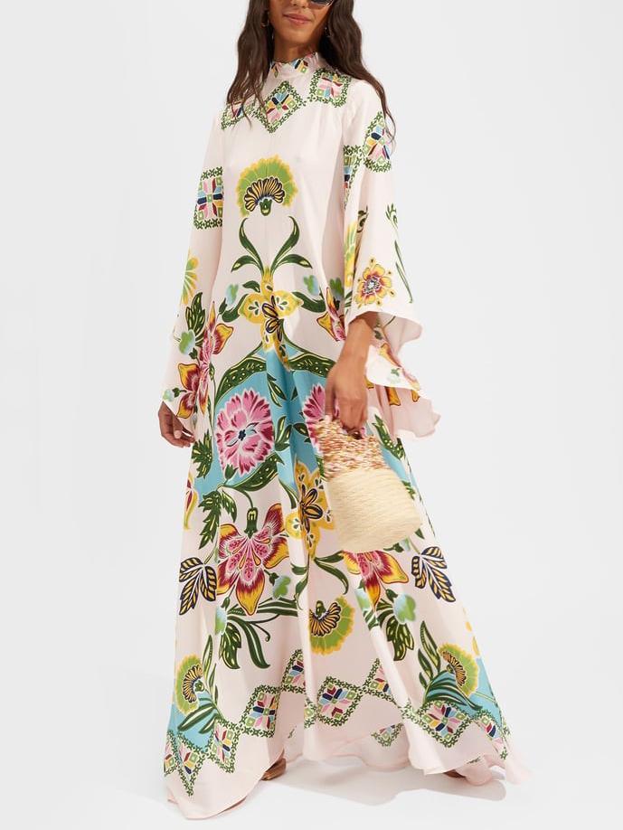 Noelle | Women's Long Sleeve Floral Maxi Dress