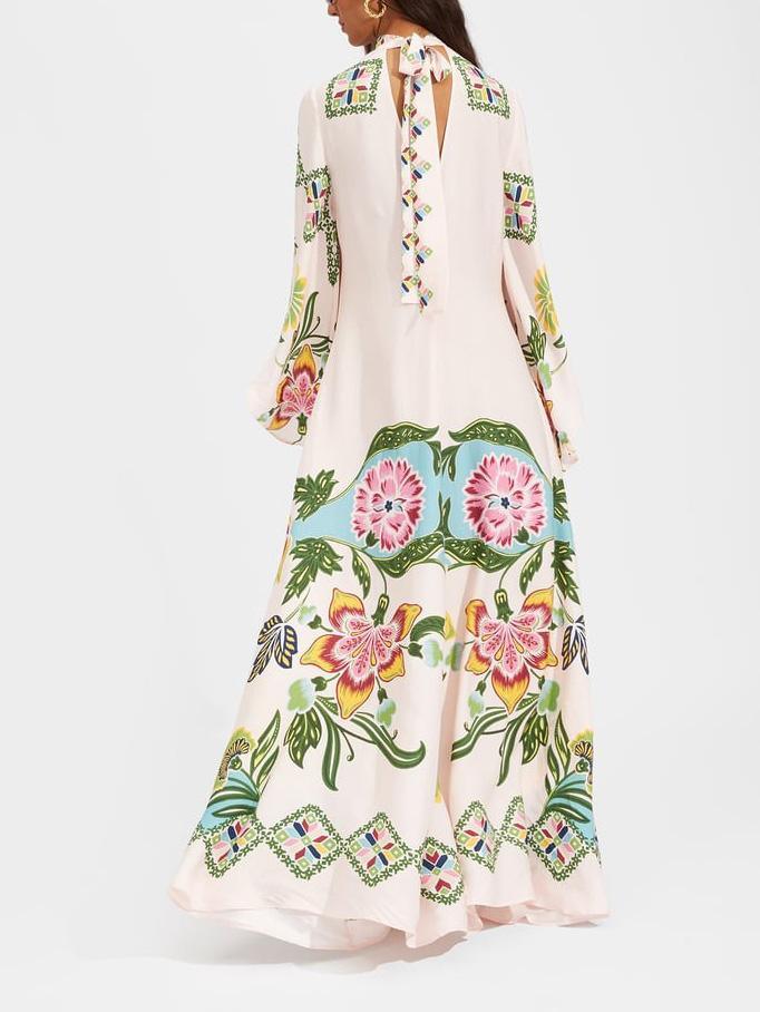 Noelle | Women's Long Sleeve Floral Maxi Dress