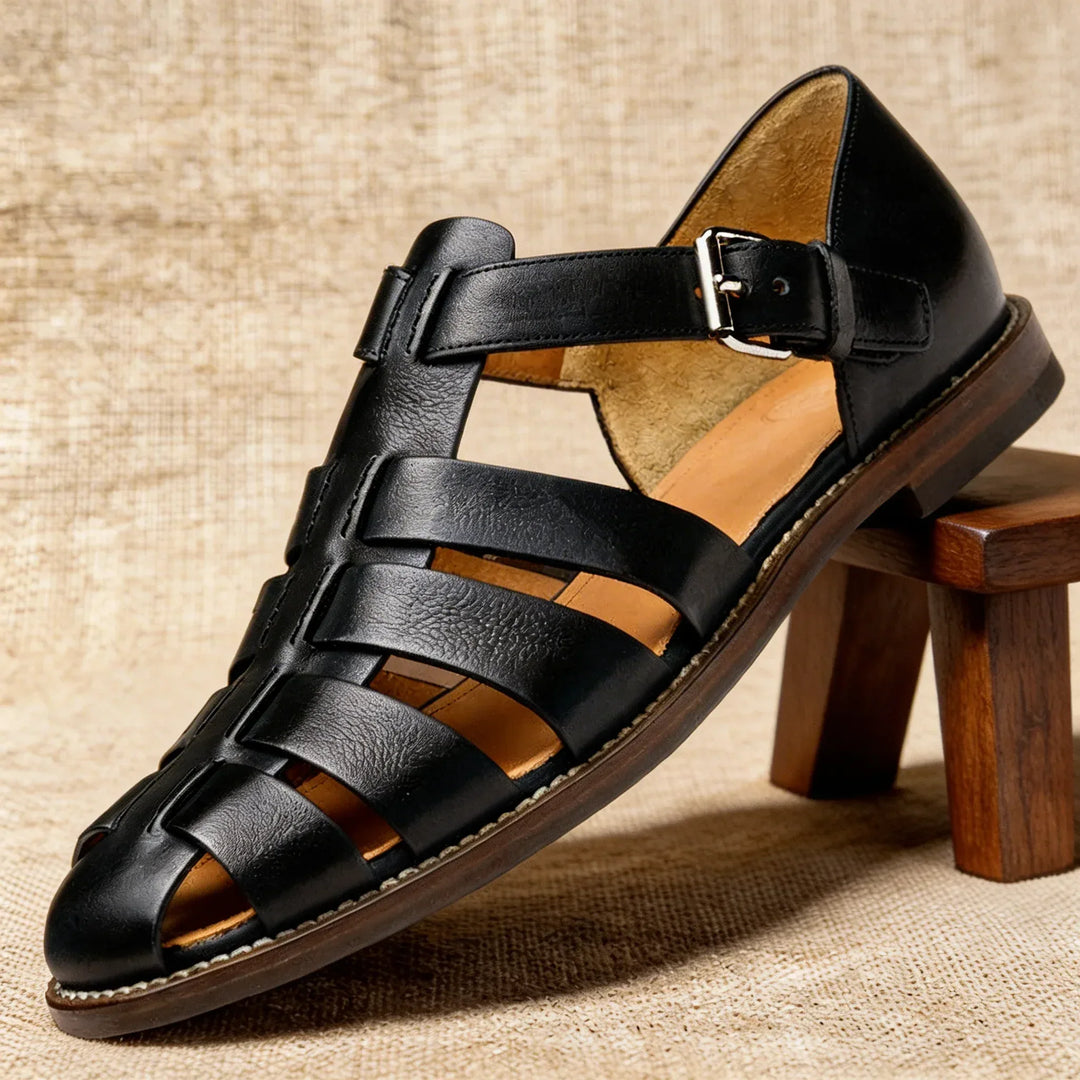Men’s Dante Premium Leather Fisherman Sandals