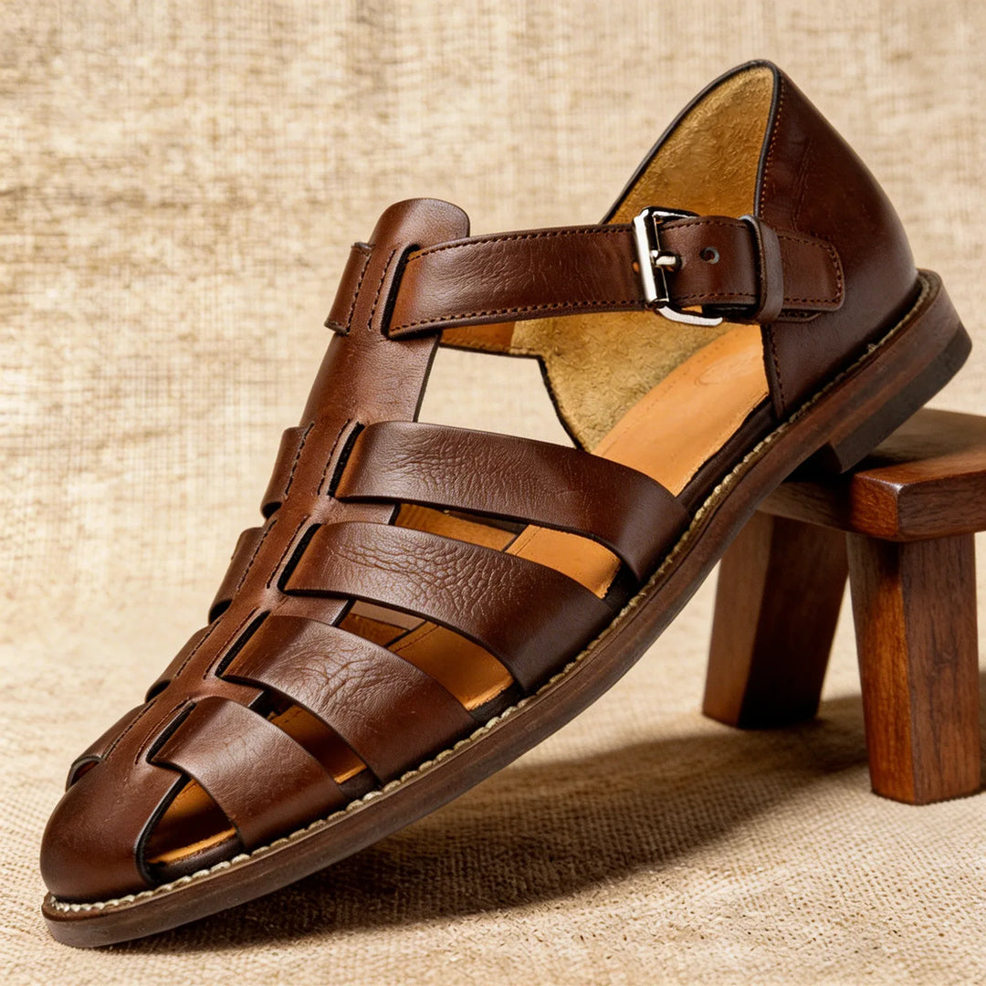 Men’s Dante Premium Leather Fisherman Sandals