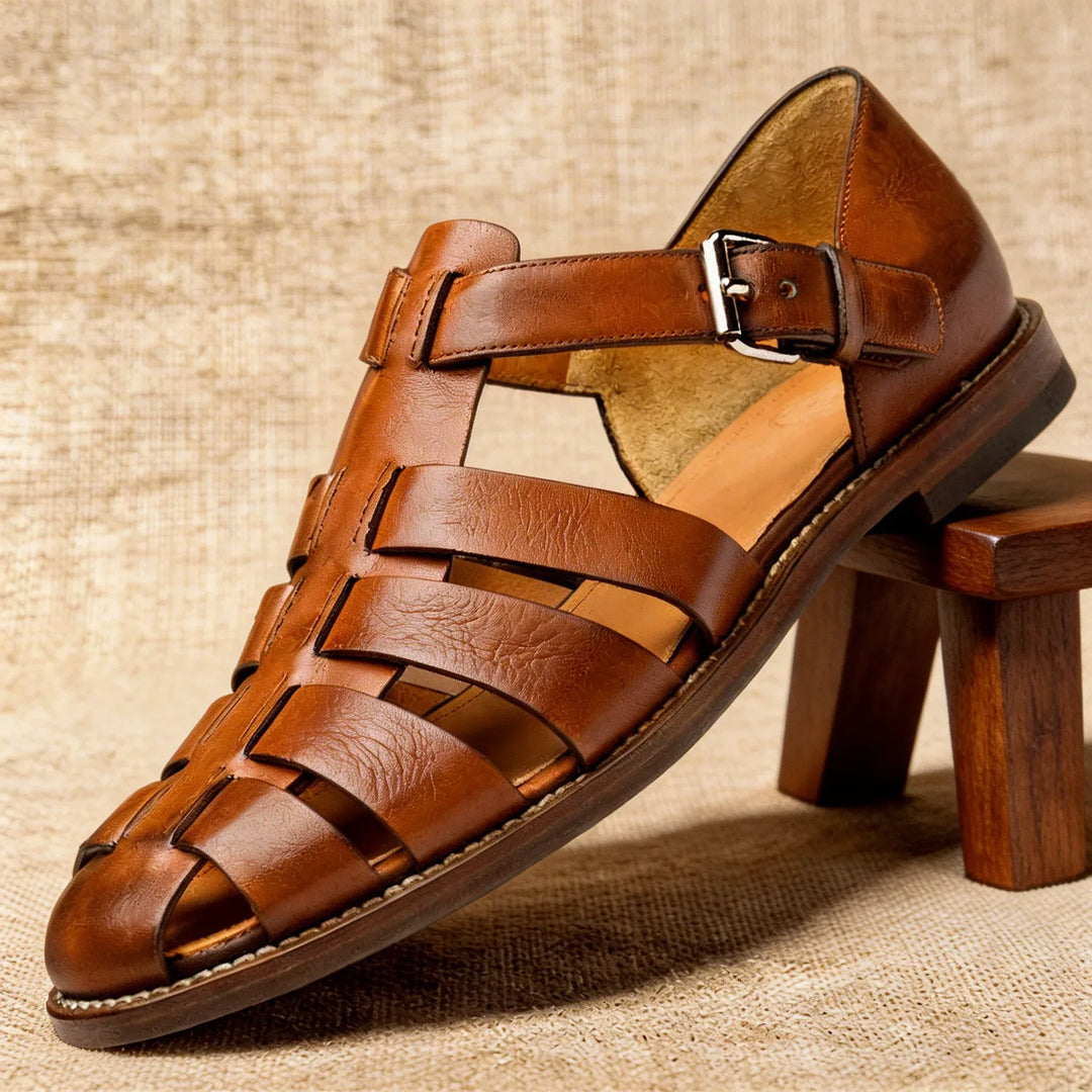 Men’s Dante Premium Leather Fisherman Sandals